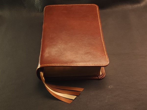 Dark Cognac cowhide leather