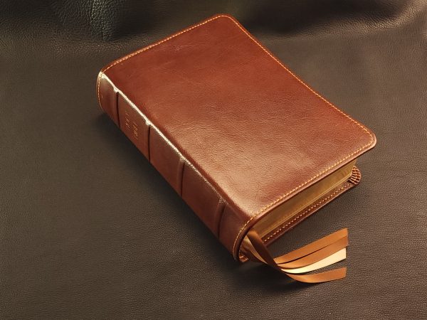 Dark Cognac cowhide leather